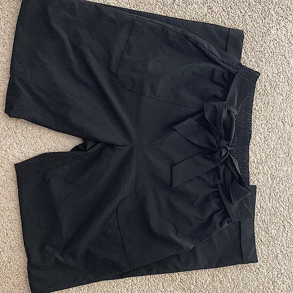 Banana Republic Black Paperbag Work Pants Size Small